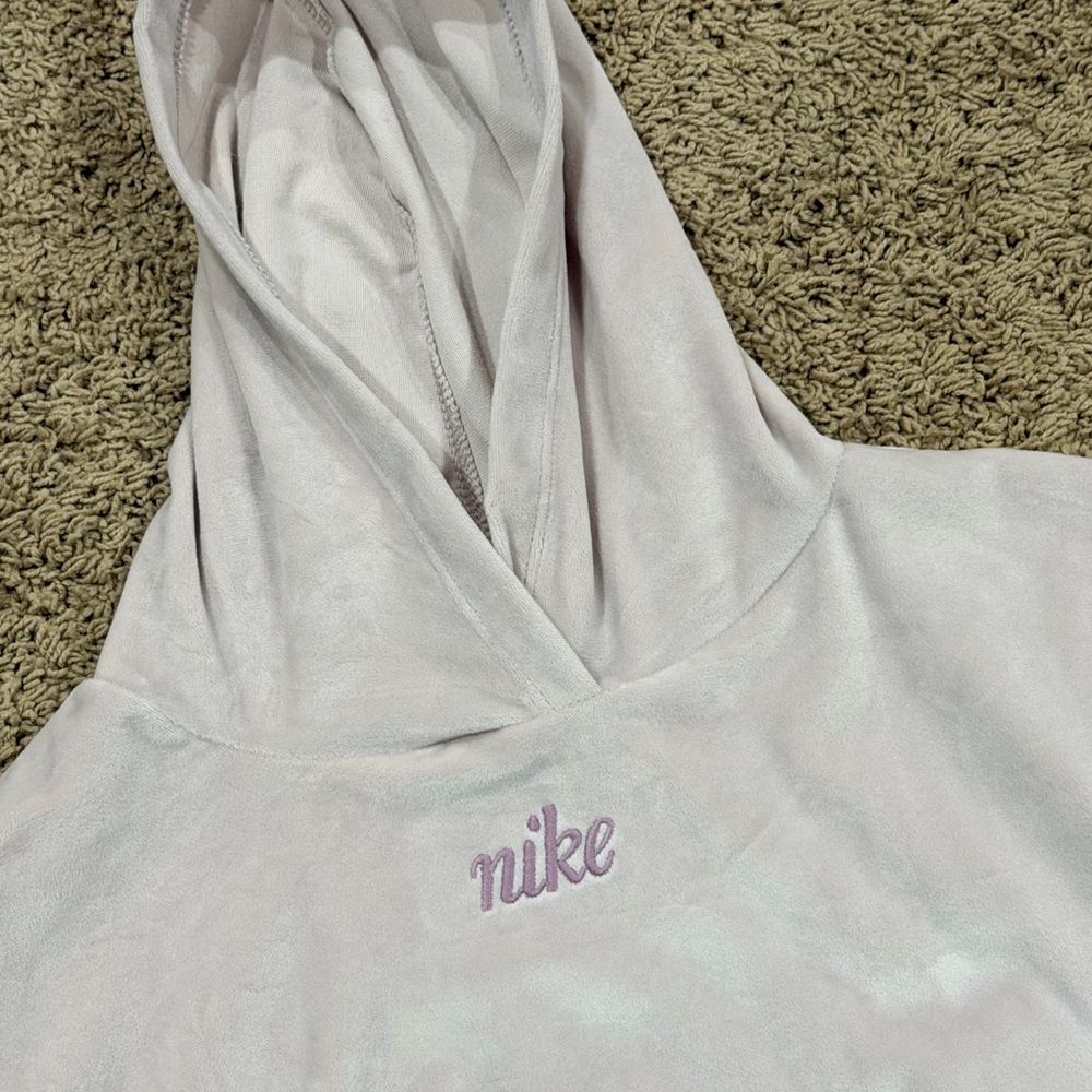 Nike Toddler Girl Velour Hoodie ~ PLATINUM VIOLET - 24M NWT